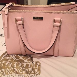 Kate Spade ballerina pink small satchel